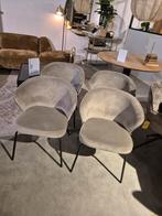 Admit eetkamerstoel 4 stuks - khaki, Huis en Inrichting, Stoelen, Ophalen, Overige kleuren, Nieuw, Metaal