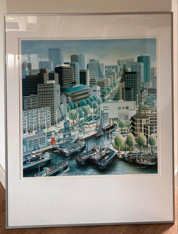 Schilderijen Marie-Anne Meier - Rotterdamse Haven beschikbaar voor biedingen