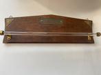 Art Deco Theedoekenrek met originele glazen roede, Ophalen of Verzenden