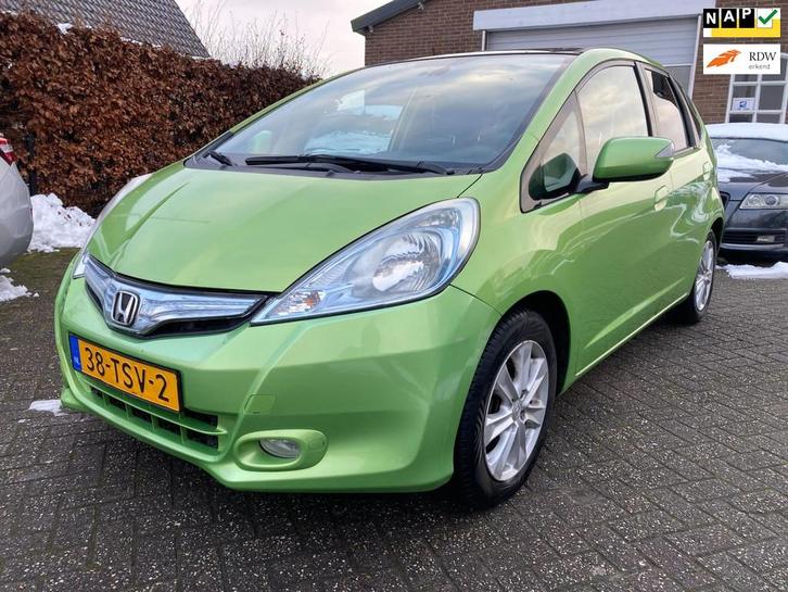 Honda Jazz 1.4 Hybrid Elegance Bj 2012, Clima, Cruise, Pano, Auto's, Honda, Bedrijf, Te koop, Jazz, ABS, Airbags, Airconditioning