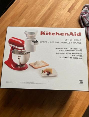 Kitchenaid digitale weegschaal + zeef. Schoon afwegen! beschikbaar voor biedingen