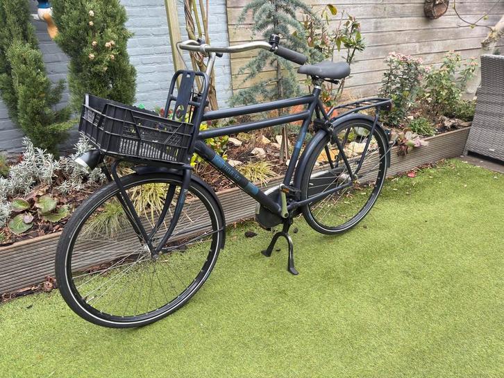 Cortina U4 herenfiets 28 inch 65 cm blauw 3v, Fietsen en Brommers, Fietsen | Heren | Herenfietsen, Gebruikt, Overige merken, 61 tot 65 cm