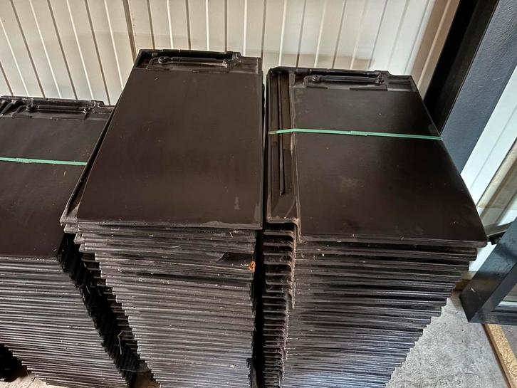 Monier Signy-Finnez Dakpannen - Nieuw, Doe-het-zelf en Verbouw, Dakpannen en Dakbedekking, Nieuw, Dakpannen, Steen of Klei, Zwart