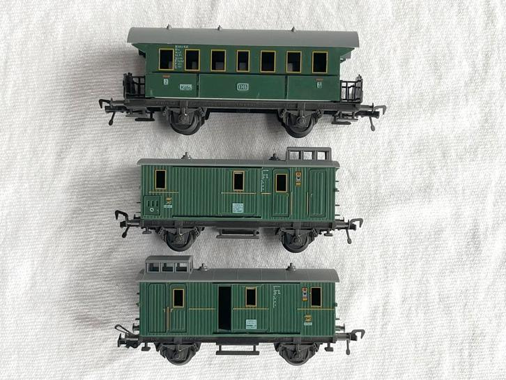 Fleischmann 5000 / 5001 DB rijtuig en BahnPost wagons, Hobby en Vrije tijd, Modeltreinen | H0, Gebruikt, Wagon, Gelijkstroom, Fleischmann