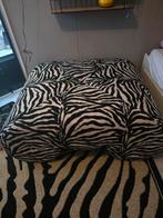 Poef zebra, Ophalen of Verzenden, Rond, Minder dan 50 cm, Minder dan 50 cm