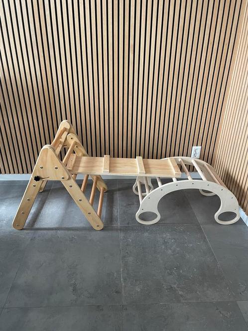 Pikler driehoek set + rocket chair set (+ loop/glij plank), Kinderen en Baby's, Speelgoed | Houten speelgoed, Nieuw, Overige typen