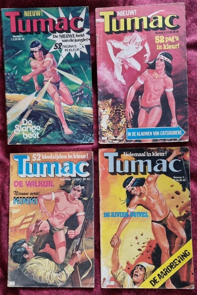 TUMAC comic | nr. 1, 2, 3, 5 | Classics Lektuur (1979), Boeken, Strips | Comics, Gelezen, Meerdere comics, Europa, Ophalen of Verzenden