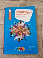 Verhoudingen, procenten, breuken en kommagetallen, Ophalen, Zo goed als nieuw, Jos van den Bergh; Ortwin Hutten; Marc van Zanten; Petra van ...