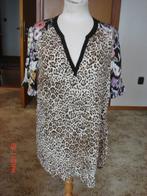 Oiu lange blouse maat 38 printje korte mouw, Maat 38/40 (M), Overige kleuren, Ophalen of Verzenden, Zo goed als nieuw