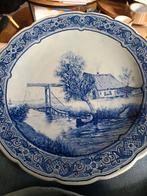 Delfstblauw bord, Antiek en Kunst, Antiek | Wandborden en Tegels, Ophalen of Verzenden