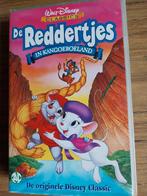 De Reddertjes in Kangoeroeland - Disney VHS, Avontuur, Alle leeftijden, Ophalen of Verzenden, Zo goed als nieuw