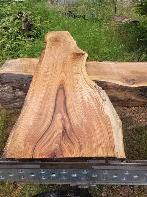Schaaldeel boomstamtafel boomplank sidetable EIK, Tuin en Terras, Palen, Balken en Planken, Nieuw, Palen, 250 cm of meer, Ophalen of Verzenden