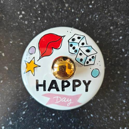Deksel suikerpot Happy - Blond Amsterdam, Huis en Inrichting, Keuken | Servies, Zo goed als nieuw, Overige typen, Blond Amsterdam