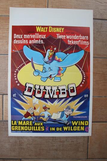 filmaffiche Walt Disney Dumbo 60's filmposter