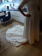 Schitterende witte trouwjurk maat xs (34), Kleding | Dames, Trouwkleding en Trouwaccessoires, Ophalen of Verzenden, Zo goed als nieuw