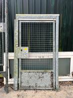 Looppoort - deur gegalvaniseerd, Ophalen of Verzenden, Zo goed als nieuw, Kippenhok of Kippenren