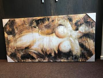 Schilderij “Vrouw in rust pose” beschikbaar voor biedingen