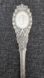 Verzilverd Wilhelmina Herdenkingslepeltje GERO 90, Antiek en Kunst, Ophalen of Verzenden
