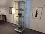 prachtige GALLERIA glazen vitrine 's vitrinekast 185 cm hg, Ophalen, 50 tot 100 cm, Glas, 150 tot 200 cm