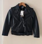 Zwarte leren biker jacket - H&M - Maat 36, Kleding | Dames, Ophalen of Verzenden, Nieuw, Maat 36 (S), Zwart