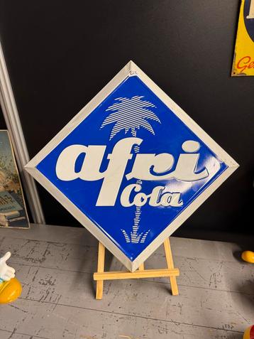 Afri Cola oud reclamebord jaren 60 beschikbaar voor biedingen