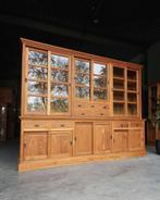 Prachtige grote winkelkast teakhout | Teak buffetkast #2411, Huis en Inrichting, Kasten | Buffetkasten, Niet ingevuld, Gebruikt