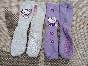 2 paar Hello Kitty anti-slip sokken maat 31-34 beschikbaar voor biedingen