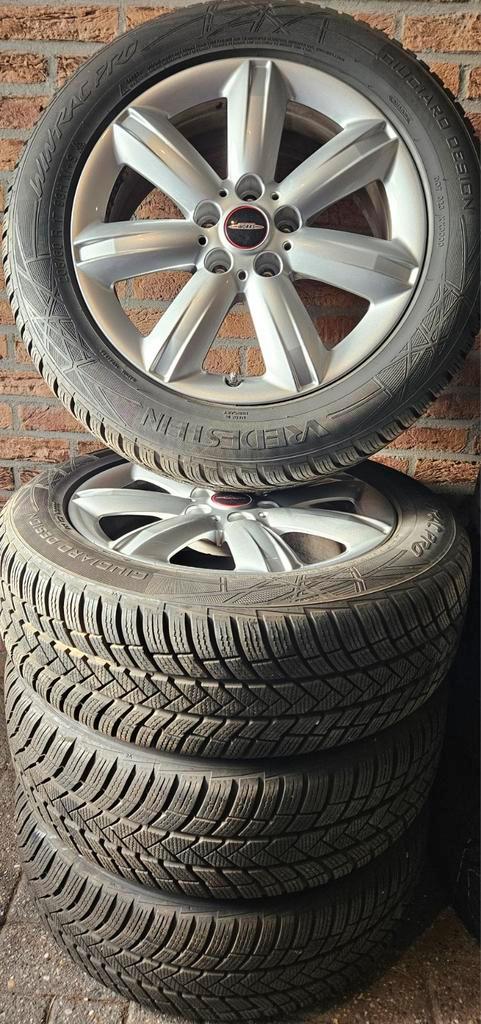 17 inch Mini Countryman JCW Winterset 5x112 Vredestein TPMS, Auto diversen, Overige Auto diversen, Ophalen
