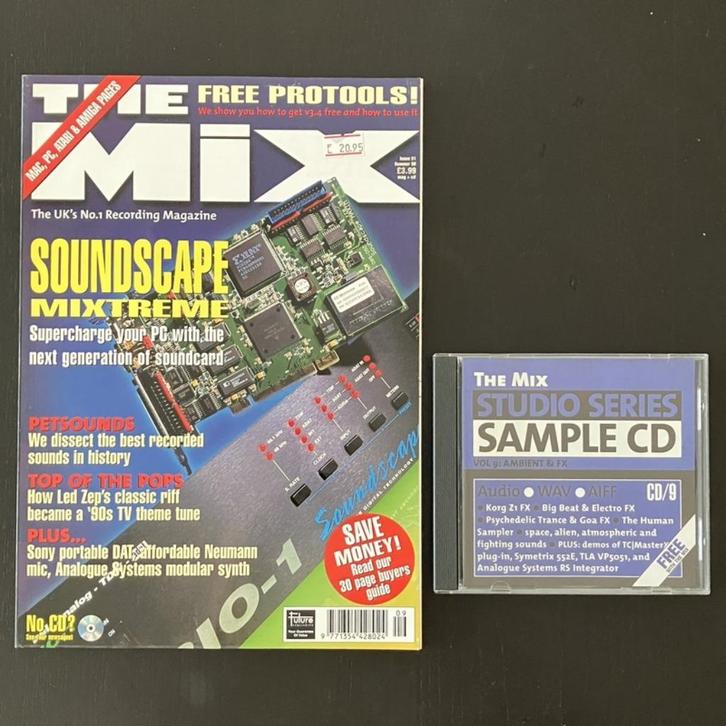 The Mix nr. 52 met CD (August 1998, U.K., Engels), Boeken, Tijdschriften en Kranten, Gelezen, Muziek, Film of Tv, Ophalen of Verzenden