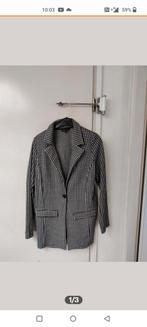 Zwart/wit geblokt jasje. Maat 42, Kleding | Dames, Jasjes, Kostuums en Pakken, Zwart, Maat 42/44 (L), Ophalen of Verzenden, Zo goed als nieuw
