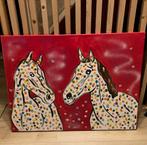 Schilder met paarden, Ophalen