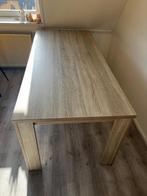 Houten tafel, Huis en Inrichting, Tafels | Eettafels, Ophalen, Gebruikt, 50 tot 100 cm, Vijf personen of meer