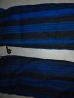 Wollen gestreepte rok Staphorster klederdracht- per stuk, Hobby en Vrije tijd, Stoffen en Lappen, Wol, Blauw, 120 cm of meer, Ophalen of Verzenden