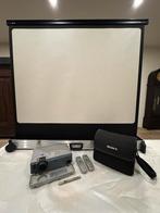 “🔥 Buiten-kans! Sony Beamer + Scherm, Ophalen of Verzenden, Zo goed als nieuw, Ultra HD (4K)