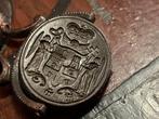 18e eeuw ijzeren familiewapen rol cachet draaicachet signet, Ophalen of Verzenden