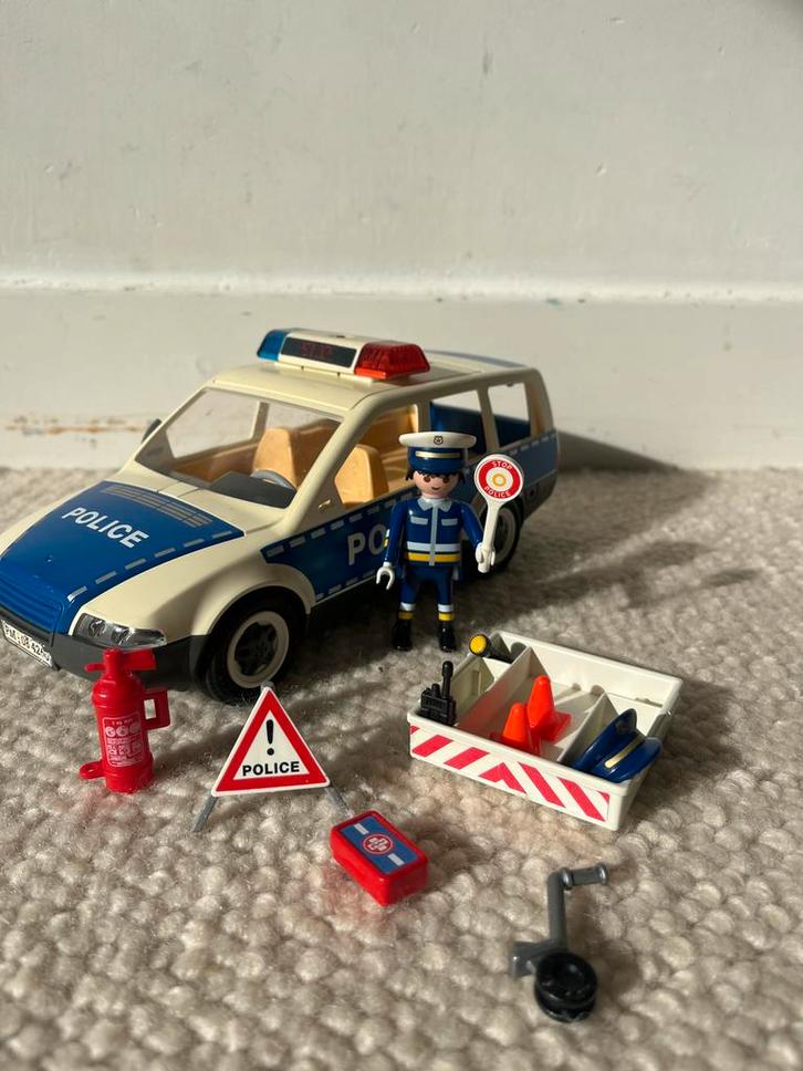 Playmobil Politieauto met Accessoires PM 08 4260, Kinderen en Baby's, Speelgoed | Playmobil, Zo goed als nieuw, Complete set, Ophalen of Verzenden
