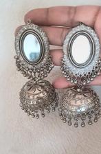 Indiase Oorbellen (Jhumka style), Nieuw, Overige materialen, Ophalen of Verzenden, Zilver