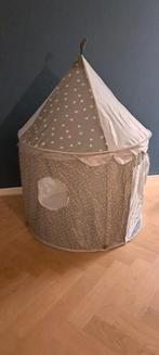 Circustent Speeltent Grijs met Stippen - 135cm hoog, Ophalen of Verzenden