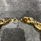 Gouden armband rope schakel 14 karaat goud dik model, Ophalen of Verzenden, Nieuw, Goud