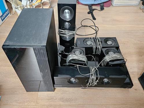 Gebruikte homecinema set  5.1  bedraad met Blu-Ray, Audio, Tv en Foto, Home Cinema-sets, Gebruikt, Blu-ray-speler, 5.1-systeem
