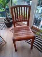 Teakhouten stoelen 8, Huis en Inrichting, Stoelen, Ophalen of Verzenden, Zo goed als nieuw, Bruin, Vijf, Zes of meer stoelen