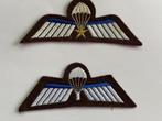 2x Para wings, Verzamelen, Ophalen of Verzenden, Landmacht, Nederland, Kleding of Schoenen