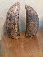 Scrimshaw Walrus 7Tand Set, Ophalen of Verzenden