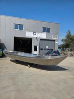 praam vlet boot platbodem aluminium boot  zelflozend, Watersport en Boten, Platbodems, Ophalen, Benzine, 6 tot 9 meter, Nieuw