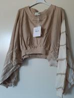 Ibiza Mode cropped sweater en pants taupe 34 36 NIEUW, Ibiza Mode, Beige, Nieuw, Ophalen of Verzenden