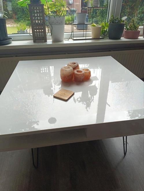 Hoogglans Tofteryd salontafel ikea, wit, Huis en Inrichting, Tafels | Salontafels, Gebruikt, 50 tot 75 cm, 50 tot 100 cm, 50 tot 100 cm