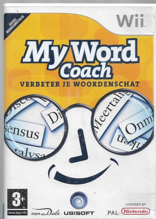 My Word Coach (Nederlands)(Wii), Spelcomputers en Games, Games | Nintendo Wii, Zo goed als nieuw, Puzzel en Educatief, 1 speler