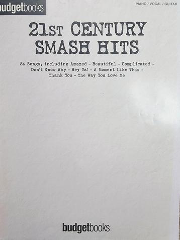 21st Century Smash hits. 54 Songs, piano/ vocal / Guitar. beschikbaar voor biedingen