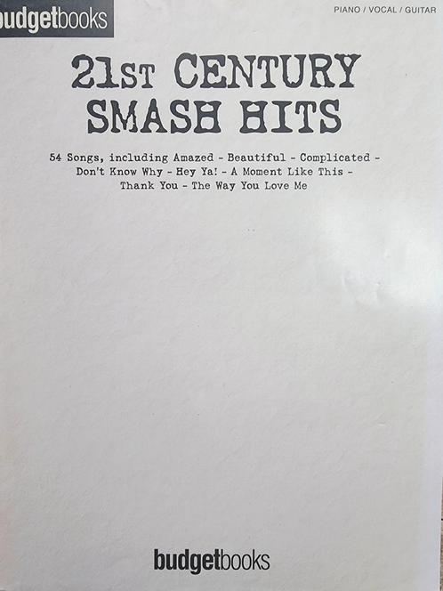 21st Century Smash hits. 54 Songs, piano/ vocal / Guitar., Muziek en Instrumenten, Bladmuziek, Nieuw, Thema, Populair, Gitaar