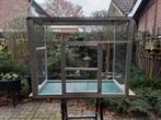 Vogelkooi aluminium, Dieren en Toebehoren, Vogels | Hokken en Kooien, Ophalen, Gebruikt, Aluminium, Vogelkooi